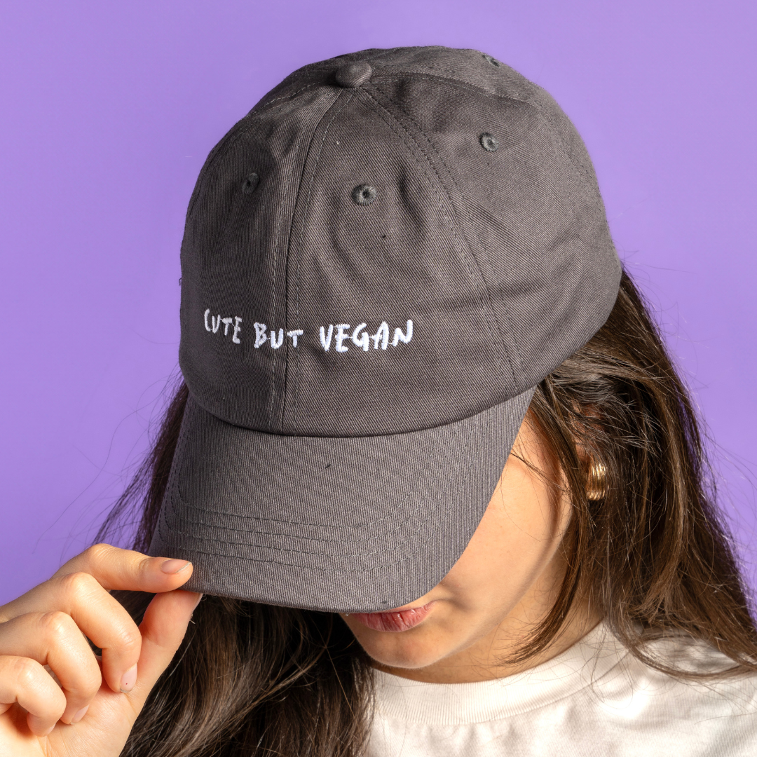 Cappellino "Cute but Vegan"