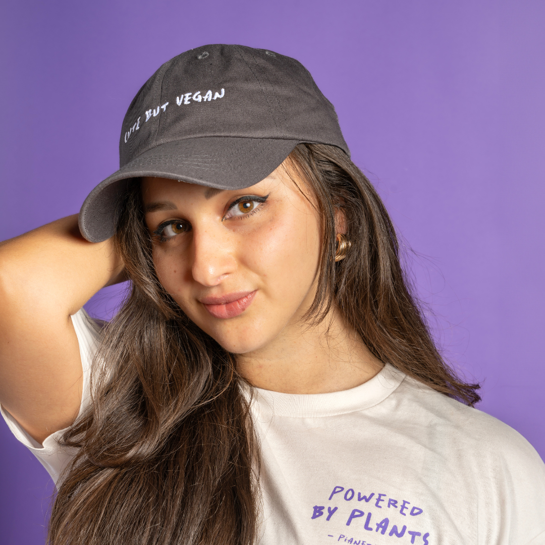 Cappellino "Cute but Vegan"