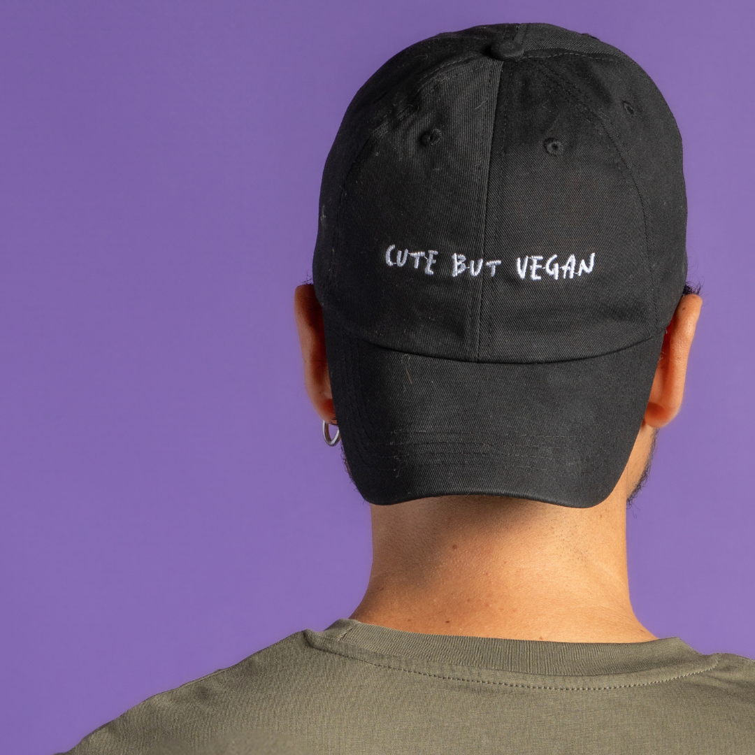 Cappellino "Cute but Vegan"