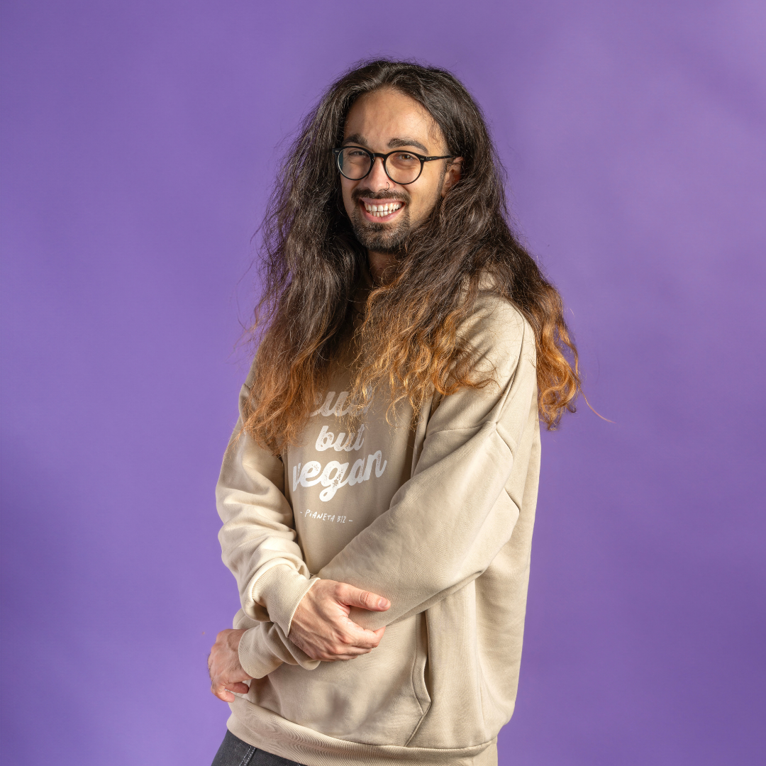 Felpa Comfort "Cute but Vegan"