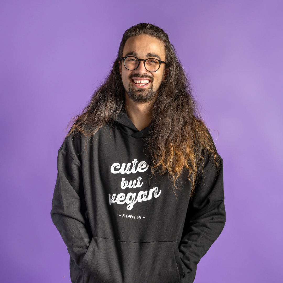 Felpa Comfort "Cute but Vegan"