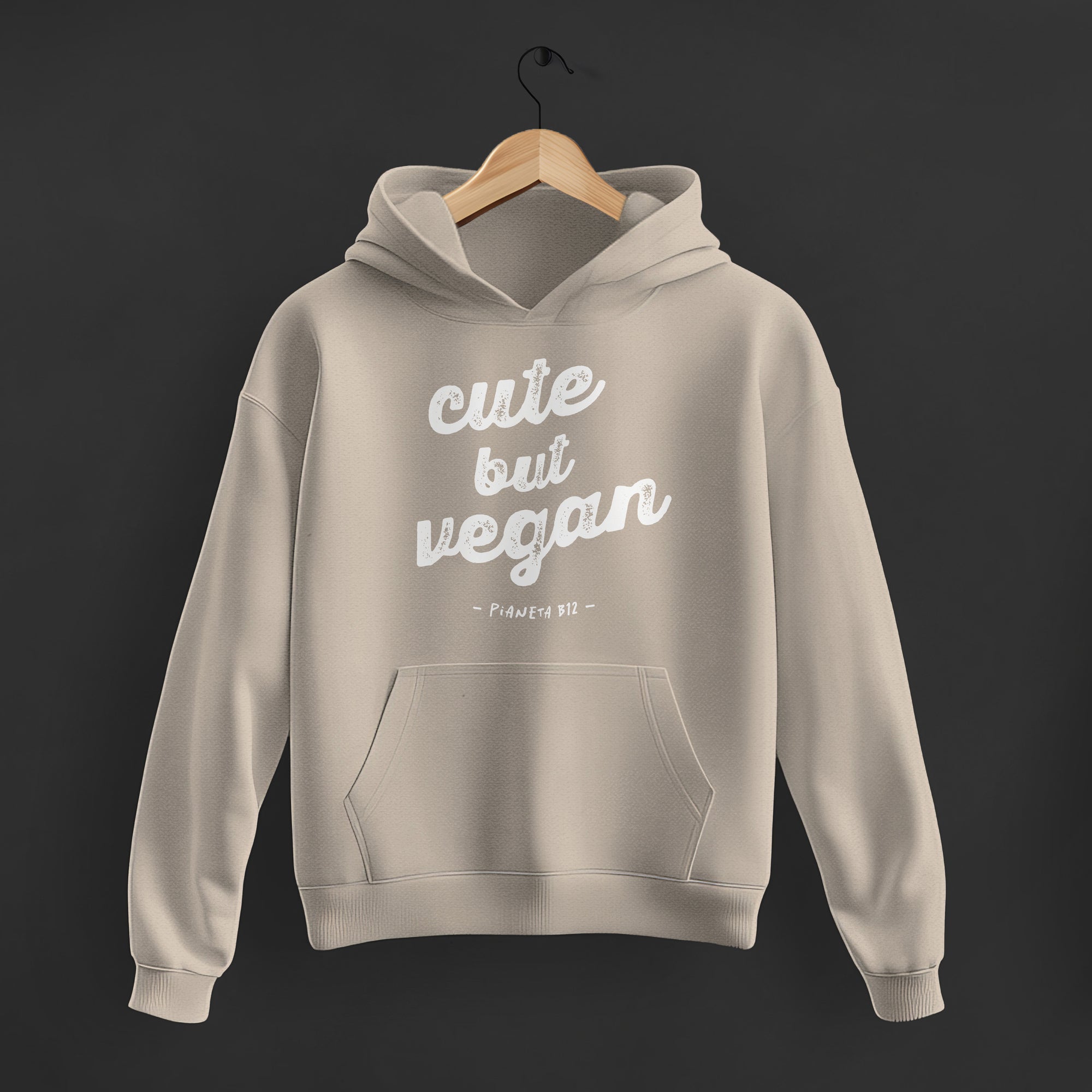 Felpa Comfort "Cute but Vegan"