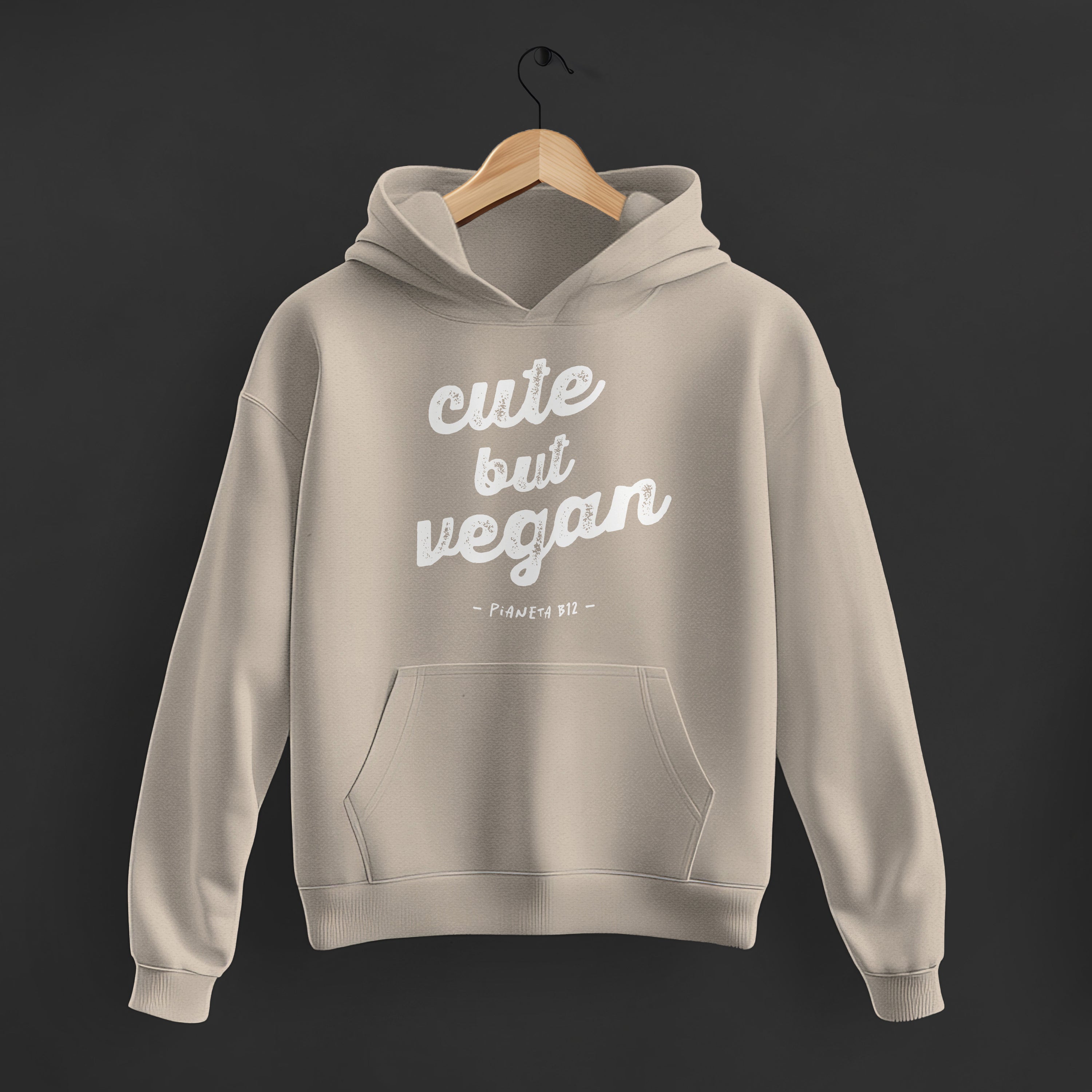 Felpa Comfort "Cute but Vegan"