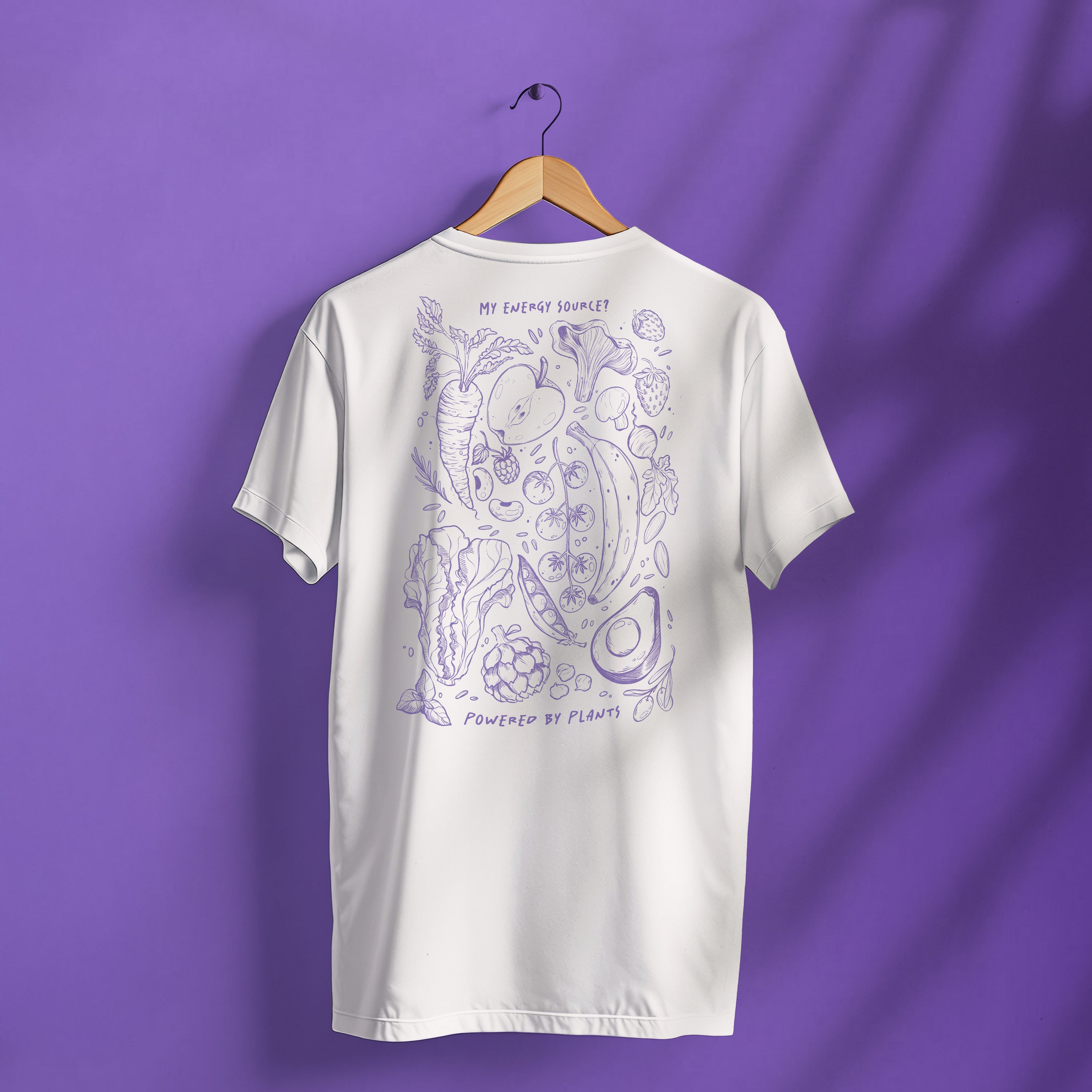 T-shirt "Powered by Plants"